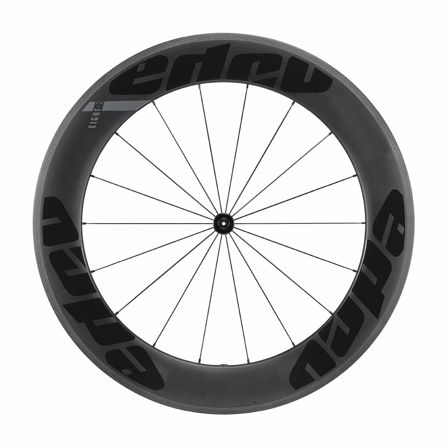 82mm deep rim brake wheelset with black logos